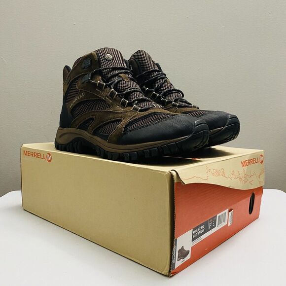 MERRELL Phoenix Mid Waterproof Men\'s Hiking Outdoor Boots J39355 Choco Size 11.5 main image 6